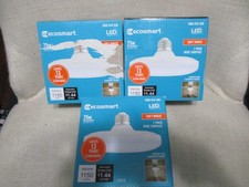 3 Pack EcoSmart LED Light Bulb Wide Surface 2700K Soft White 75-Watt New
