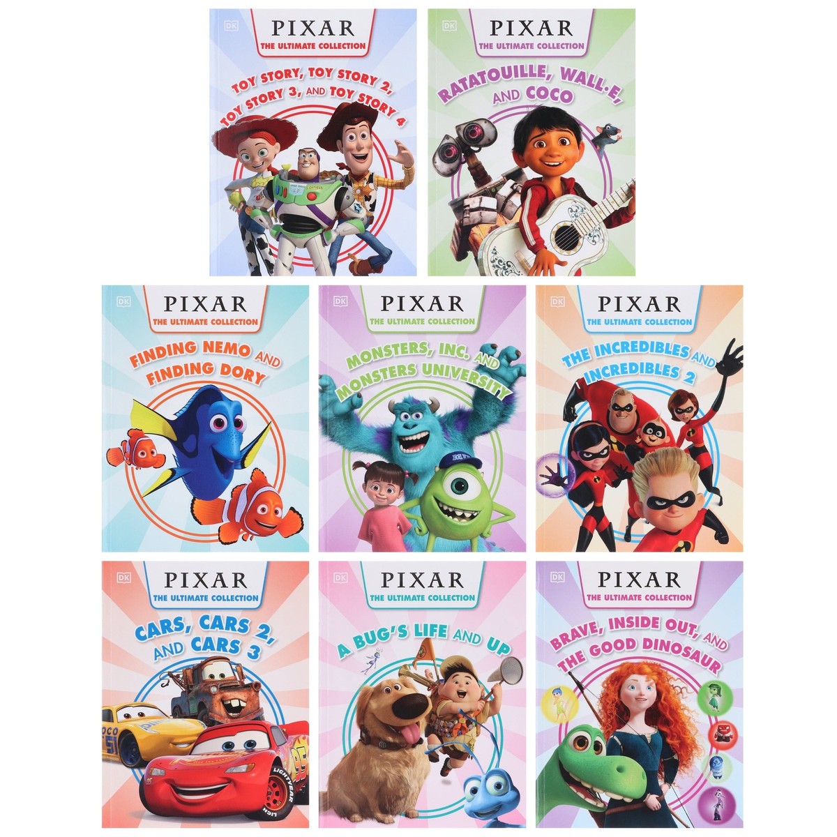 Disney Pixar The Ultimate 8 Books Box Set - Age 5-7 - Paperback | eBay
