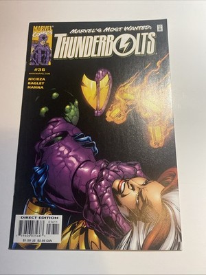 Thunderbolts #36 Near Mint First Print First Variant
