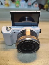 Sony Alpha a5100 Mirrorless Digital Camera With 16-50mm Lens White 90 New 24.3MP