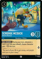 Disney Lorcana Winterspell 160/204 Scrooge McDuck Common