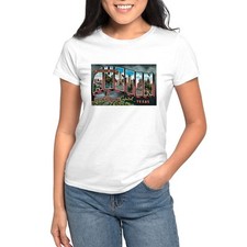 CafePress City Of Austin Postcard Women's T Shirt Women's T-Shirt 138319289 