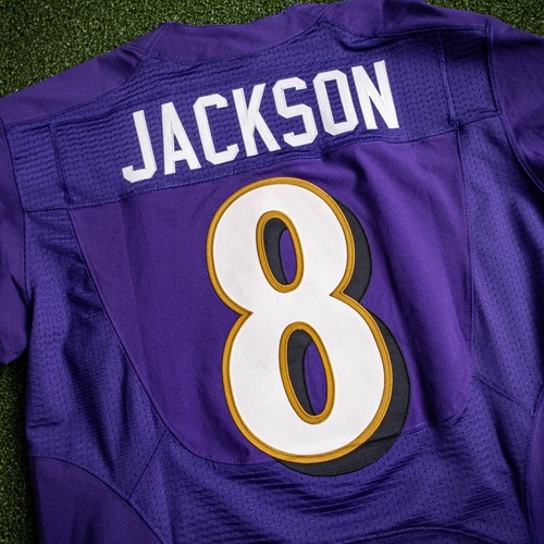 Maglia 2020 autentica Lamar Jackson Baltimore Ravens Nike Vapor Elite NFL S:44/L - Foto 14 di 20