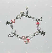 Sanrio Bracelet Hello Kitty Handmade Bracelet Charm Bracelet Women Girl Cute