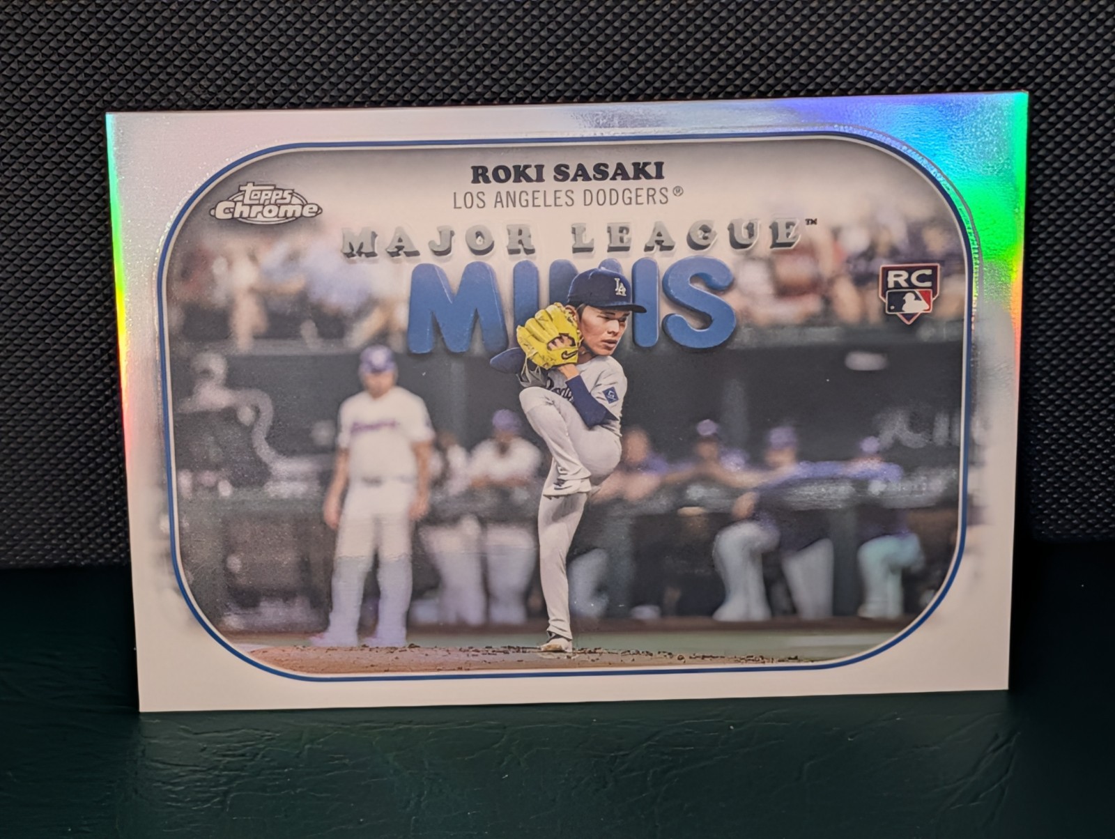 2025 Topps Chrome Update Roki Sasaki Major League Minis RC #MM-10 Dodgers