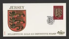 GB Jersey 2000 Millennium Gold 10 Pound FDC