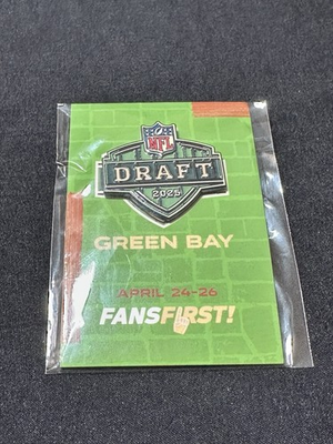 #ad NFL Draft 2025 Green Bay Collector Pin Badge Exclusive Rare Football Wisconsin $20.00