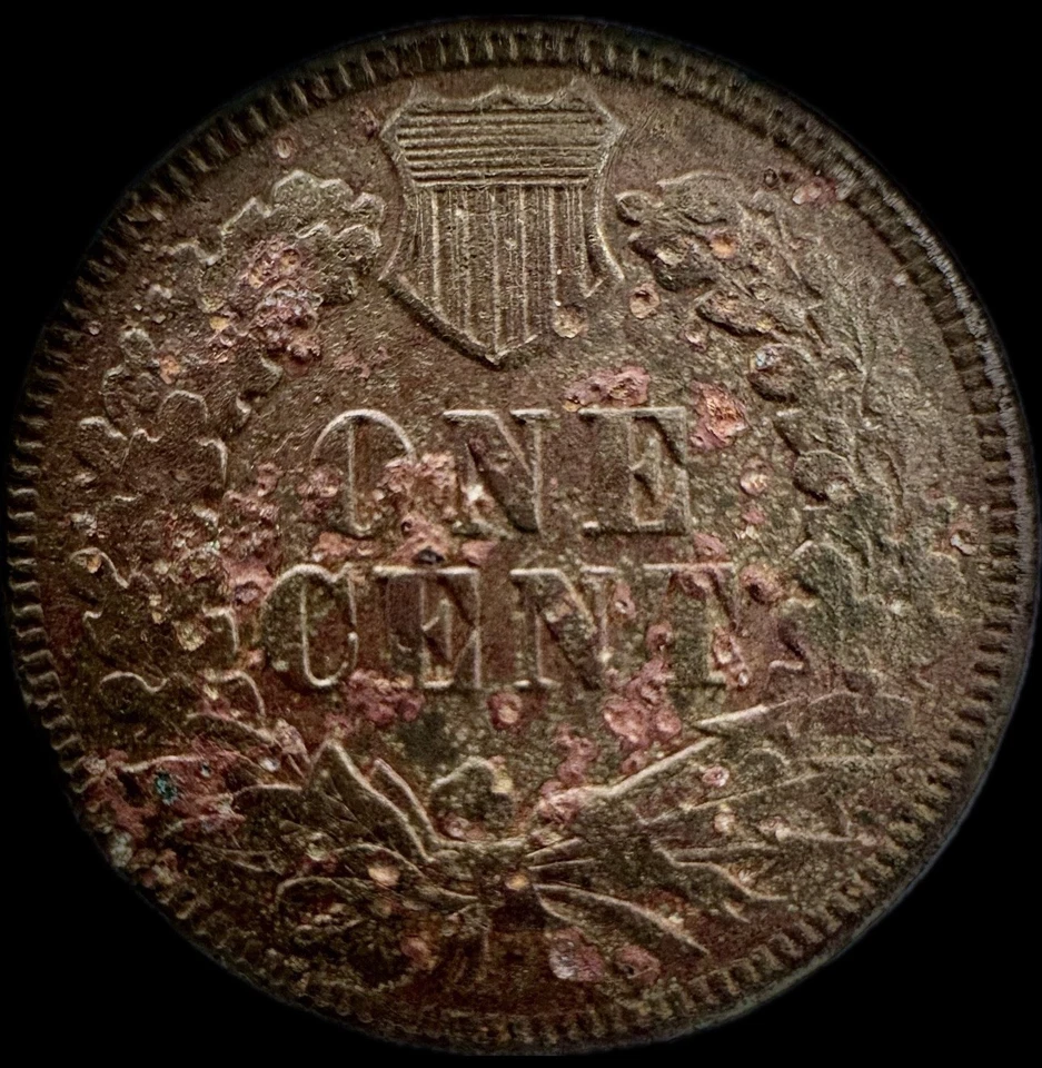 1888/7 Overdate Indian Head Cent, Snow-1 FS-301, Raw - Key Date - NO RESERVE!🪙 - Image 3 of 4