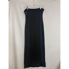 Fashion Nova Womens Black Strapless Maxi Dress Tube Top Bodycon Size M New