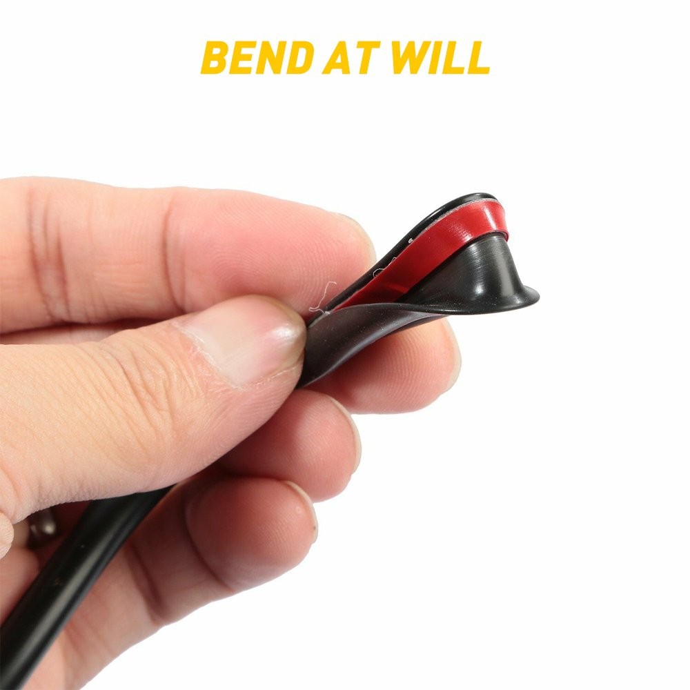 32.8FT Car Edge Door Lock Trim Moulding Guard Strip Rubber Seal Protector Strip