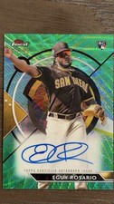 2023 Topps Finest Autograph Eguy Rosario #FA-ERO Green Wave Refractor /99
