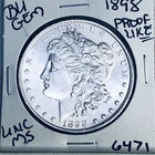 1898 BU GEM MORGAN SILVER DOLLAR UNC MS+++ U.S. MINT RARE COIN 6471