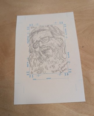 Marie Severin Original Hand Drawn Sketch Of Bill Gaines 
