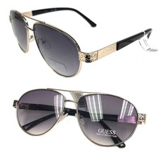 NWT GUESS Mens Sunglasses GF0414 Gold/Gray