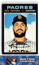 Luis Torrens 2020 Topps Heritage #642 San Diego Padres Baseball