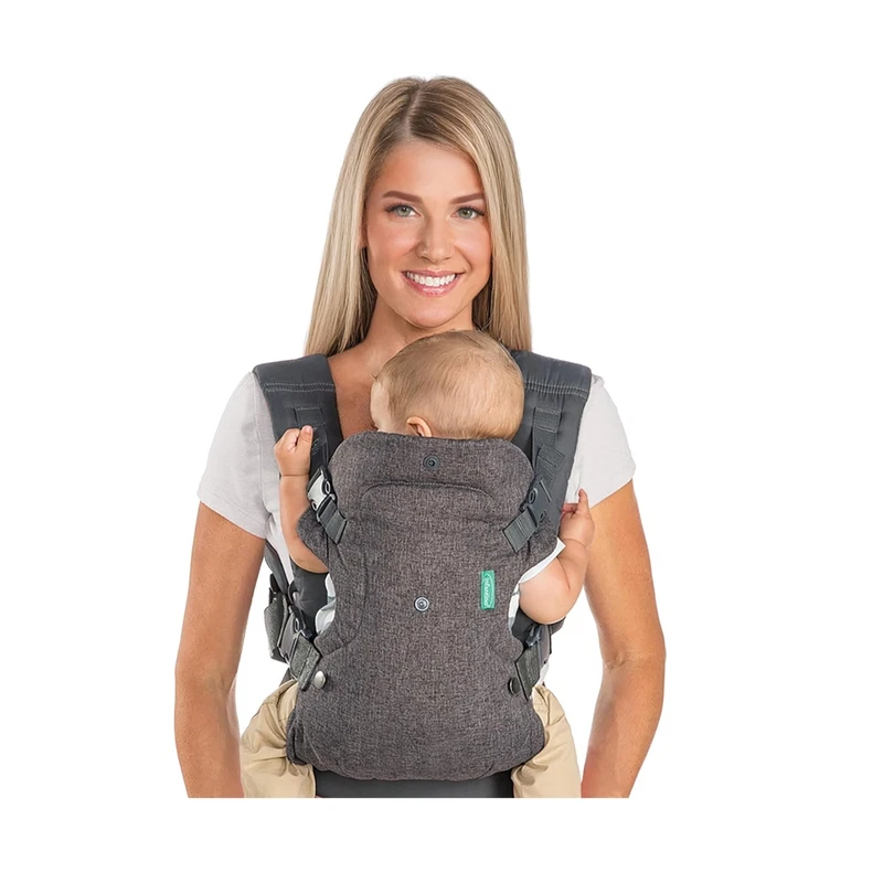 Convertible Baby Carrier Gray Infant Toddler