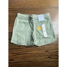 Cat & Jack adjustable waist girls shorts Sz. M (8) green NWT