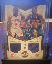 Panini Past & Present Dual Jerseys Ben Wallace Marcus Camby #11 Pistons Knicks