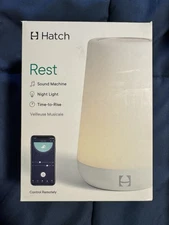 Hatch Rest Sound Machine and Night Light Time to Rise - Excellent Condition