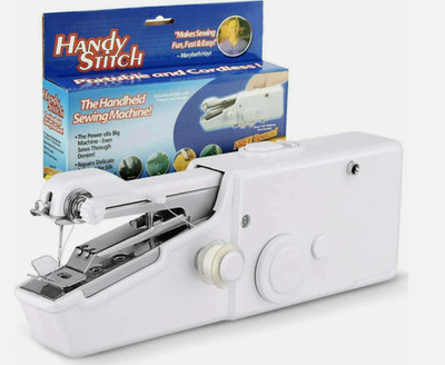 Mini Hand Akku Nähmaschine Hand Fadenstich Kleidung Tragbar