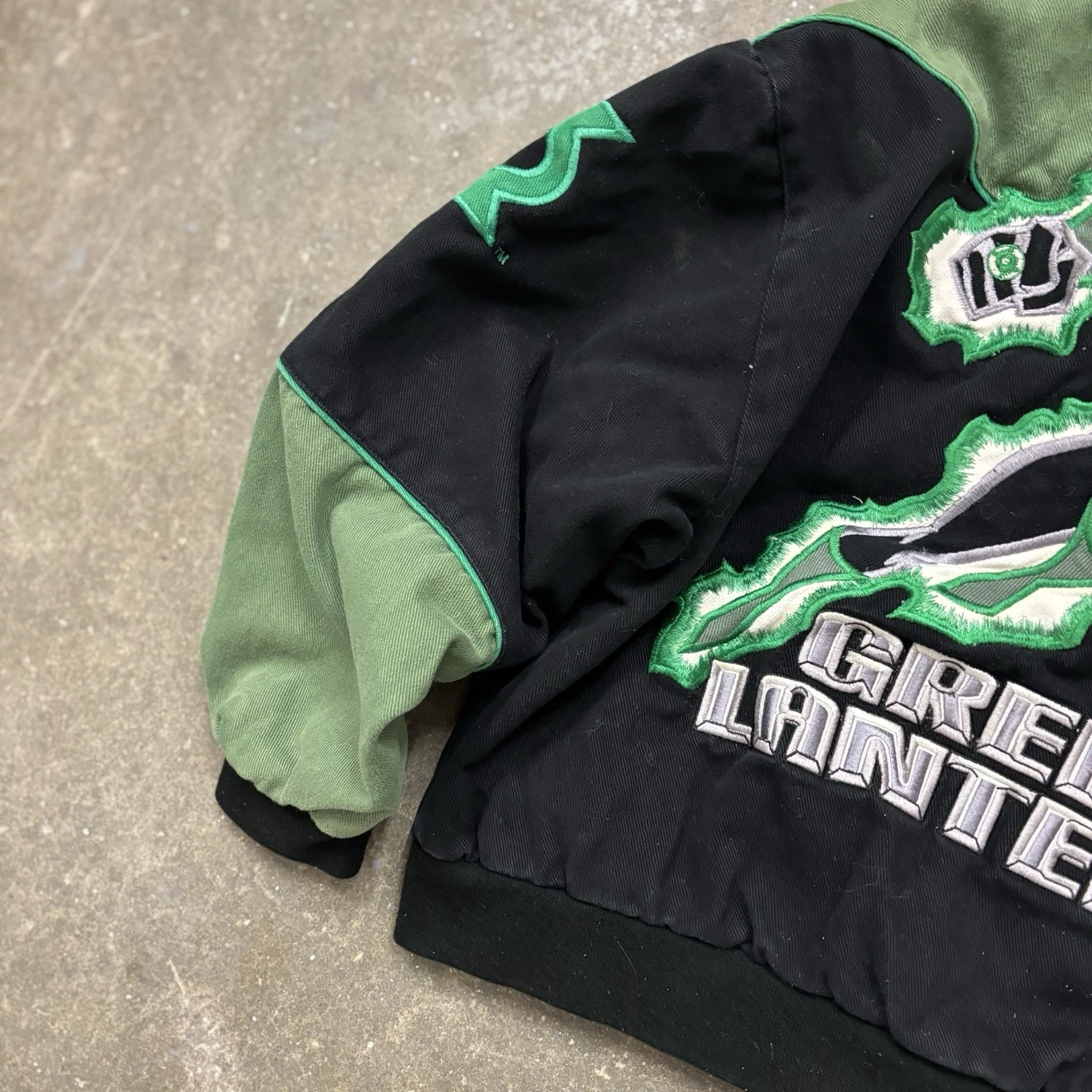 Green Lantern (DC Comics) Michigan Speedway Jeff Hamilton Vintage Jacket