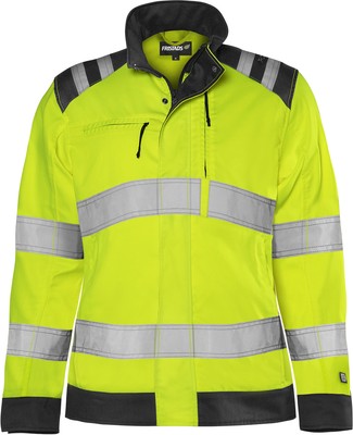 FRISTADS 131984-196 High Vis Green Jacke Damen Kl. 3 4068 GPLU  Gr.L Warnschutz-