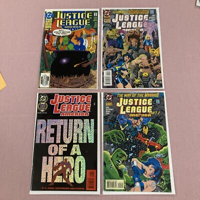 Justice League America #99, #100B, 101, 59 1995 Batman, Flash, Green Lantern
