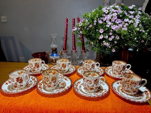 antique spode indian tree coffe set