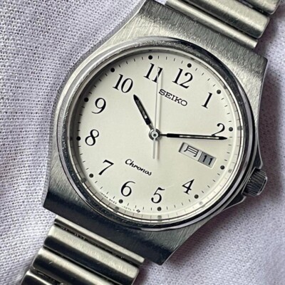 美品 SEIKO セイコー クロノス 5H23-7020 クォーツ デイデイト 美品】SEIKO セイコー クロノス 5H23-7020 クォーツ デイデイト