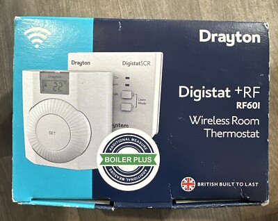 Drayton Digistat +RF RF601 Wireless Room Thermostat UK