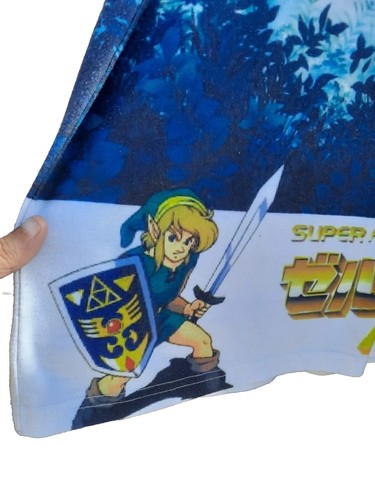 Vintage Nintendo Legend Of Zelda Graphic Print Both Sides Shirt - Picture 2 of 10