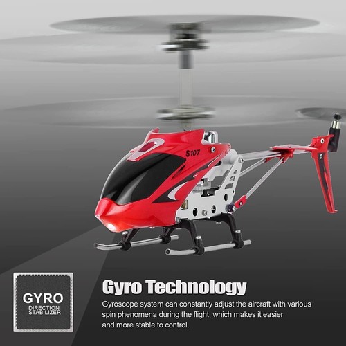 Helicóptero de radiocontrol Syma 3.5 canales S107G mini avión metal control remoto giroscopio para niños - Imagen 4 de 15
