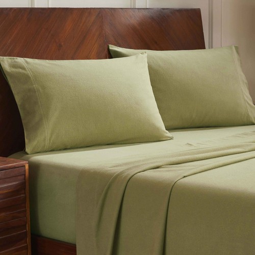 Juego de 2 fundas de almohada Rome de franela de algodón liso cepillado - Imagen 13 de 21