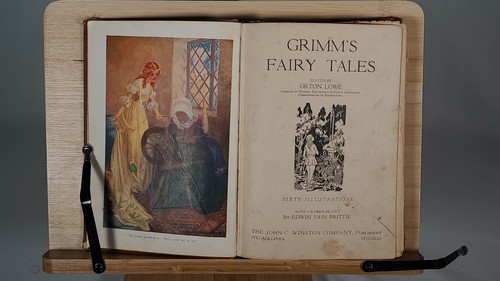 Vintage Grimm's Fairy Tales Hardcover By John C Winston Company 1926, Prittie - Imagen 5 de 9