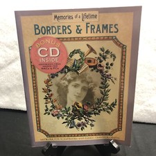 SCRAPBOOK MEMORIES OF A LIFETIME BORDERS AND FRAMES 2005 WITH FREE CD