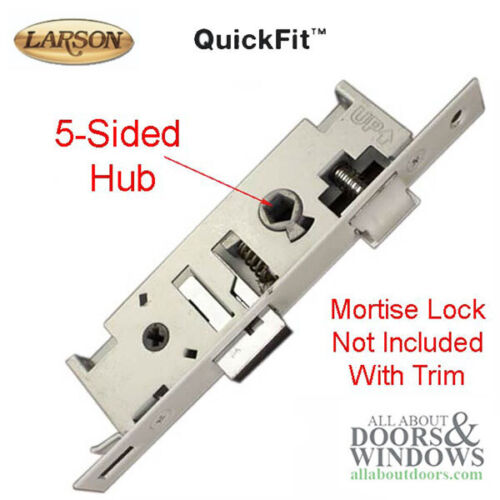 Larson Door Handle Quickfit Modern Straight Handle Storm Doors 5 Sided Spindle - Picture 3 of 3
