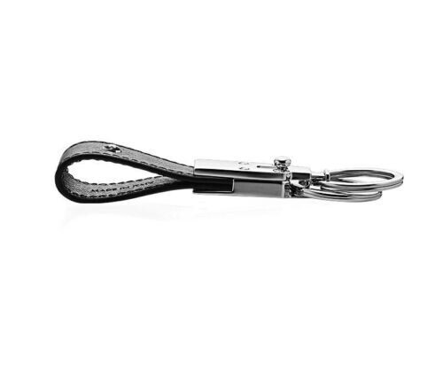 MONTBLANC Genuine 114627 Sartorial Black Leather Key Ring MONTBLANC Genuine 114627 Sartorial Black Leather Key Ring