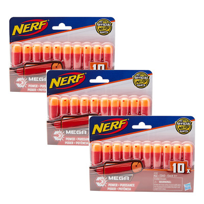 Hasbro Nerf N-Strike Mega Series 10-Units Each (3 Pack) - BRAND NEW!