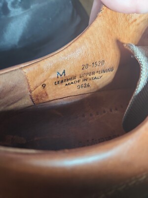 Johnston Murphy Passport Mens Sz 9 M Split Moc Toe Brown Italy 20
