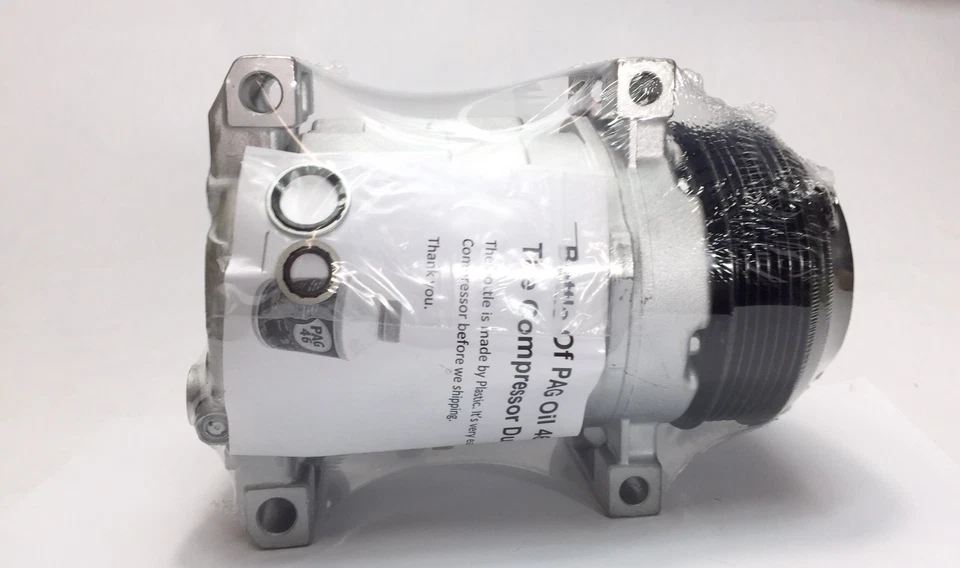 2003-2010 GMC SIERRA SILVERADO 2500HD-3500HD DIESEL RMFG A/C COMPRESSOR W/WRTY. - Image 3 of 3