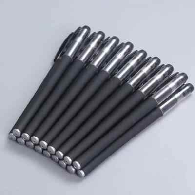 Test 2 GP-380 Black Gel Pen Pack of 10 - Sleek and Smooth for