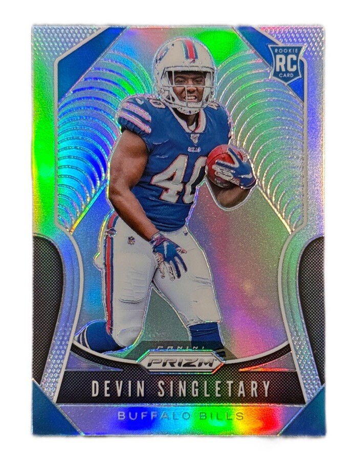 Devin Singletary 2019 Panini Prizm RC Rookie Silver Bills