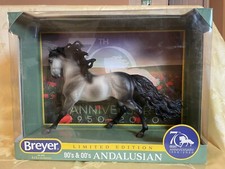 BREYER 70th Anniversary Limited Edition Andalusian #1825 Grey Gray 90's and 00's