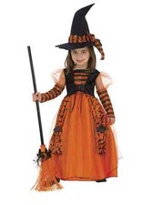Brand New Sparkle Witch Child Costume...Medium...Includes Dress and Hat