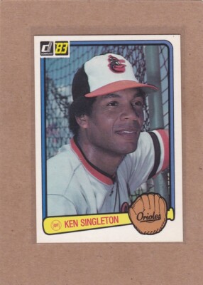 1983 DONRUSS BASEBALL KEN SINGLETON #257 ORIOLES NMMT *E2201