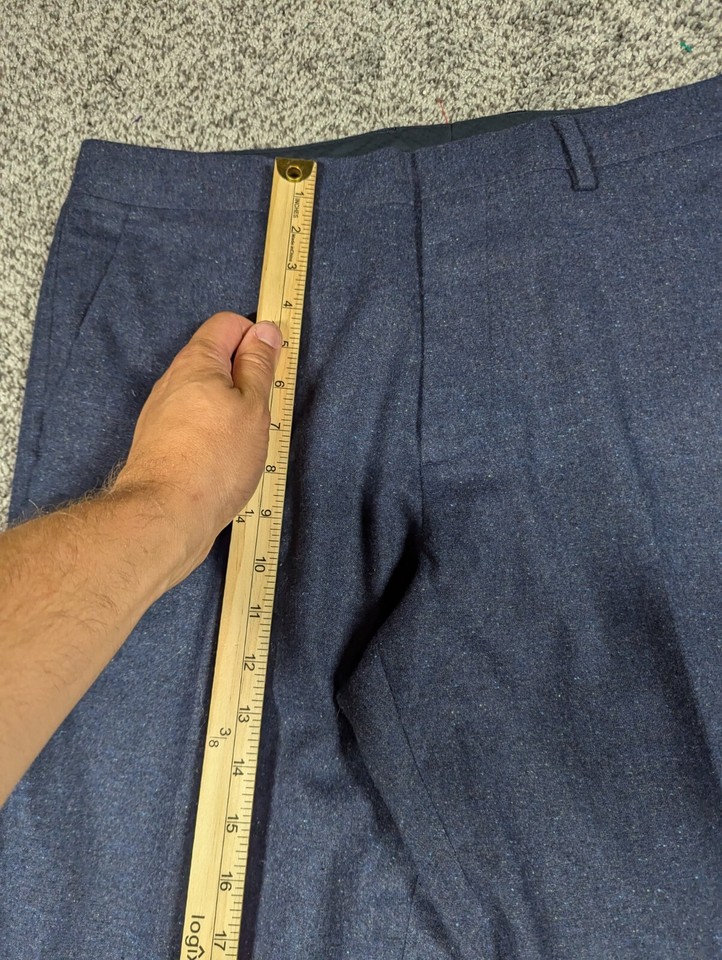 Bonobos Pants Mens 36x32 Blue Athletic Fit Nova Fides Dress Slacks