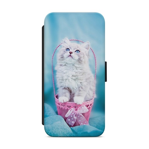 KITTEN SÜSSE KITTY CAT GELDBÖRSE FLIP HANDY HÜLLE ABDECKUNG FÜR IPHONE SAMSUNG HUAWEI S30