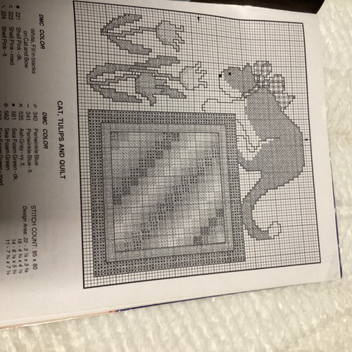 Vintage More Country Cats Dale Burdett Kitty Cat Pattern Booklet Magazine - Picture 5 of 5