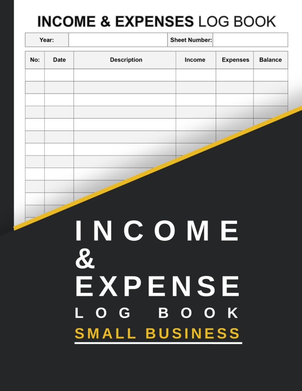 Income and expense log book small business Daily Income and Expense ...