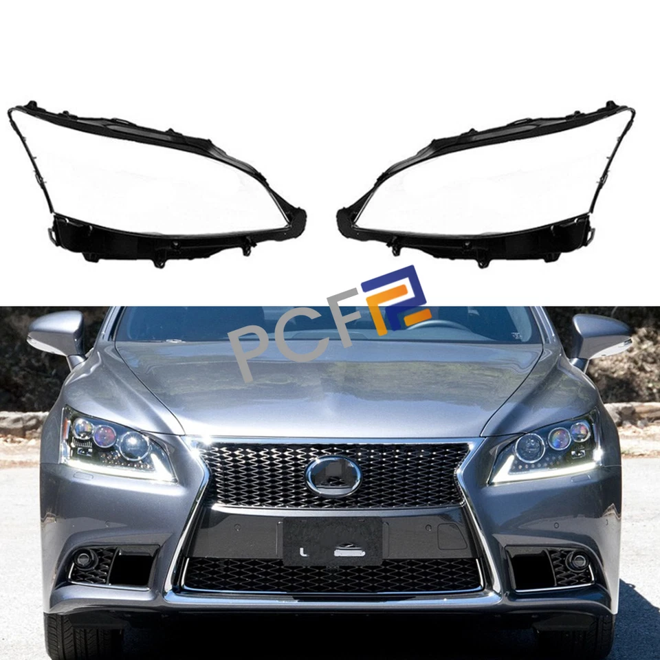 Пара линз для передней фары головного света для Lexus LS460 LS600h 2013-2016 - Изображение 2 из 4